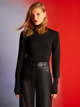 Wide Leg Pleather Pants